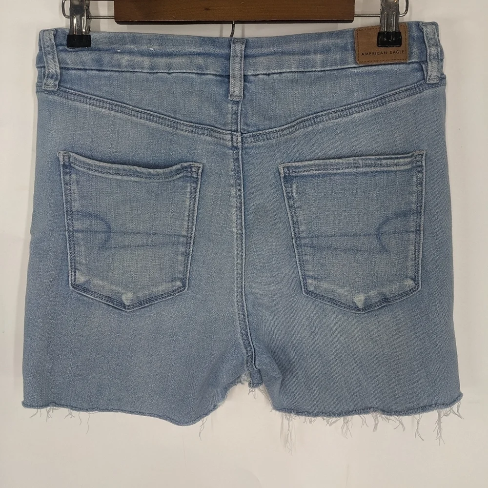 AMERICAN EAGLE Curvy Hi-Rise Jegging Denim Jean Shorts